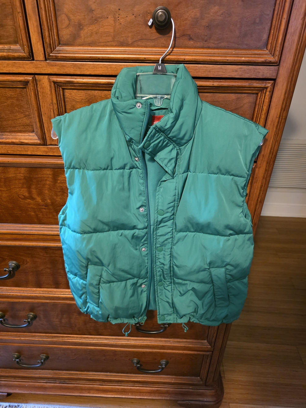 Wondershop Teal Green Quilted Puffer Vest